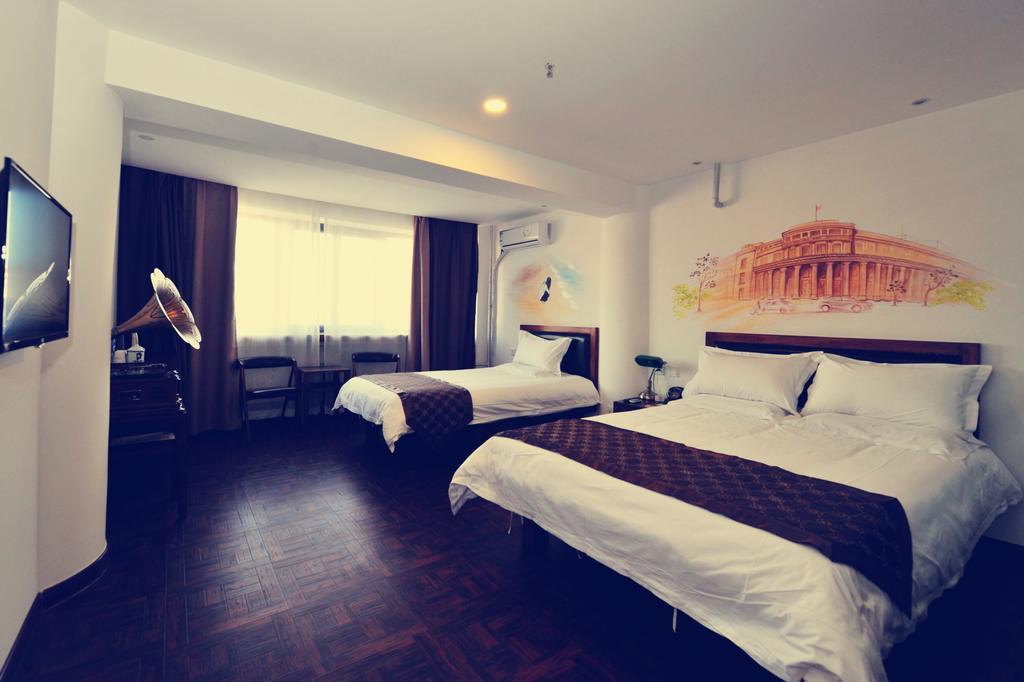 Nostalgiahotel-Tianjinguozhancenter Стая снимка